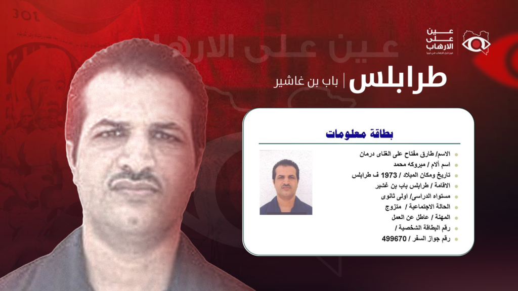 بطاقة أمنية لمن اطلق سراحهم عبر برنامج ليبيا الغد المراجعات داخل السجون الليبية.